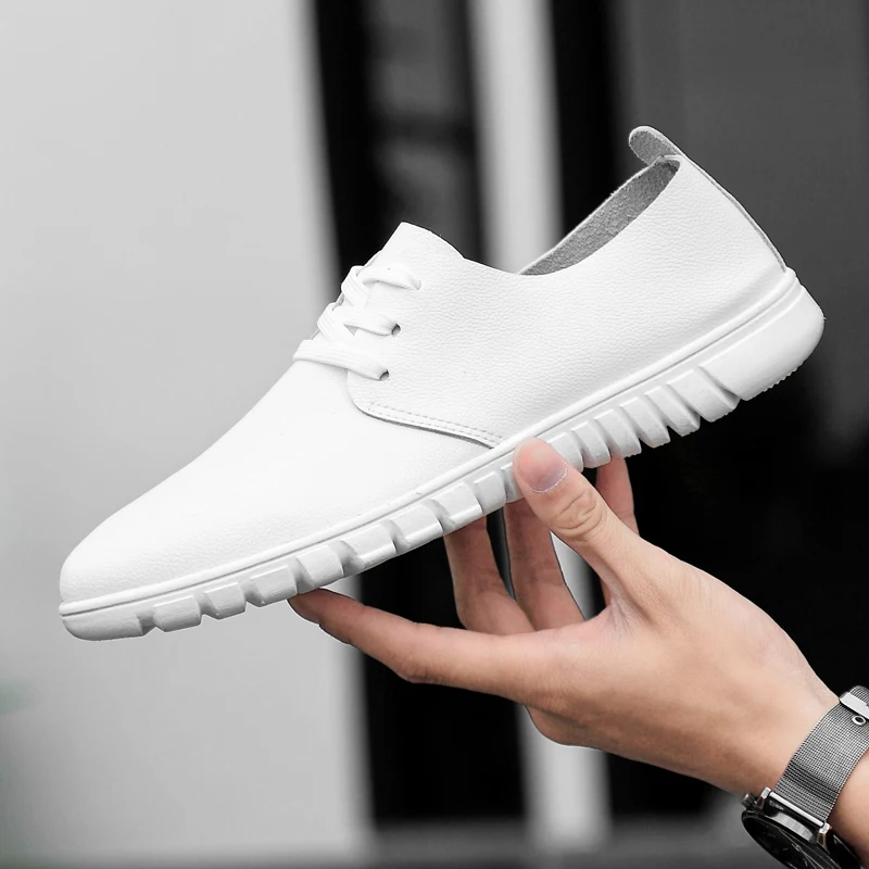 

Genuine Leather Summer Men's Shoes Hollow Breathable Loafers 2019 Men Casual Chaussure Homme Footwear Flat Moccasins Shoes C4