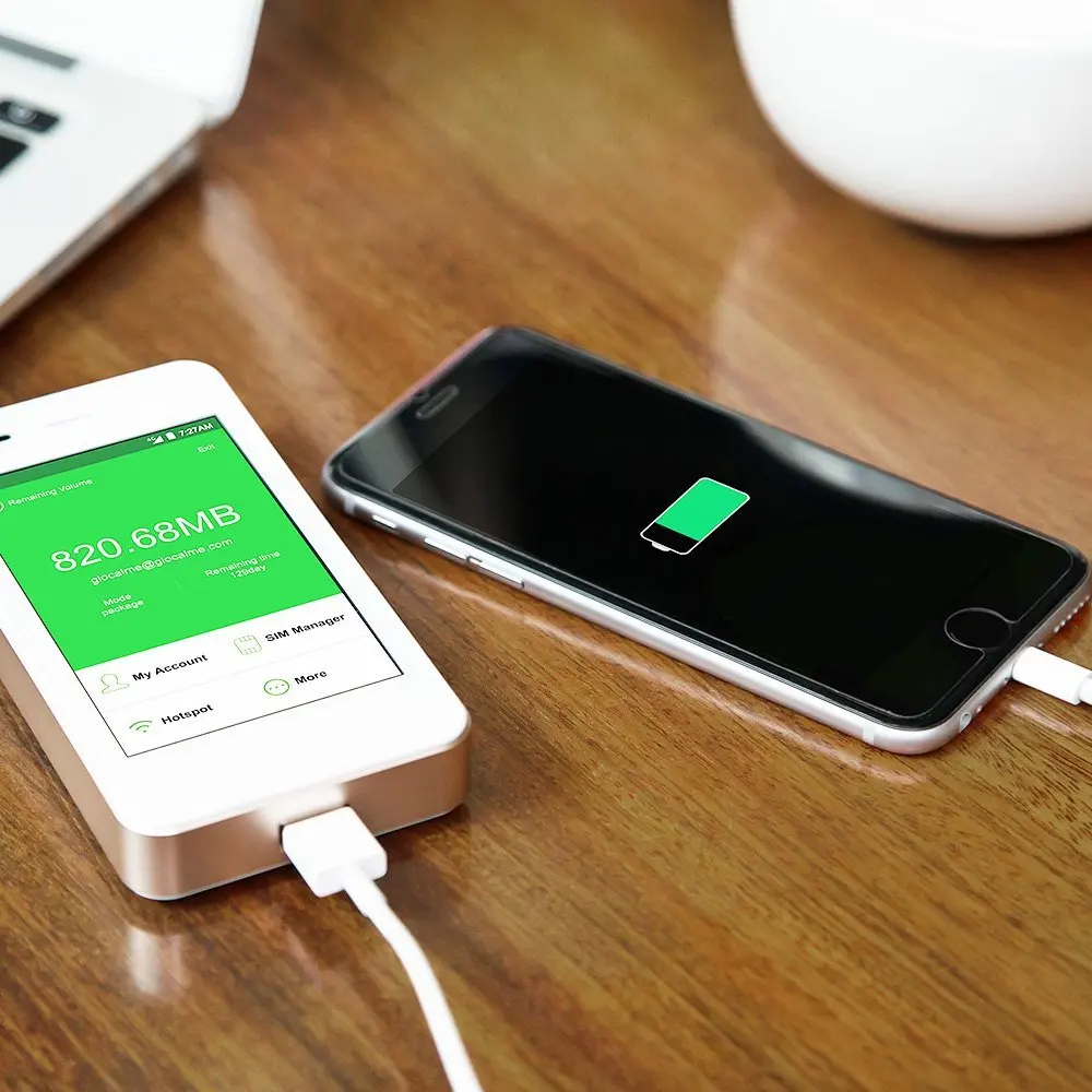 GlocalMe 4G WiFi роутер Бесплатная роуминг Быстрая сеть Портативная точка доступа с