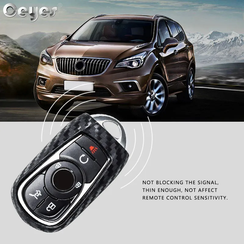 Carbon fiber key cover for BUICK (16)