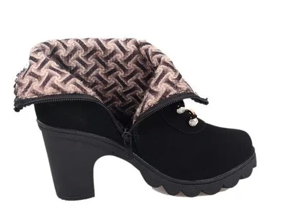 HEE GRAND г. женские ботинки модные ботильоны из PU искусственной кожи с круглым носком женская пикантная обувь на платформе высокий каблук женские размеры 35–40