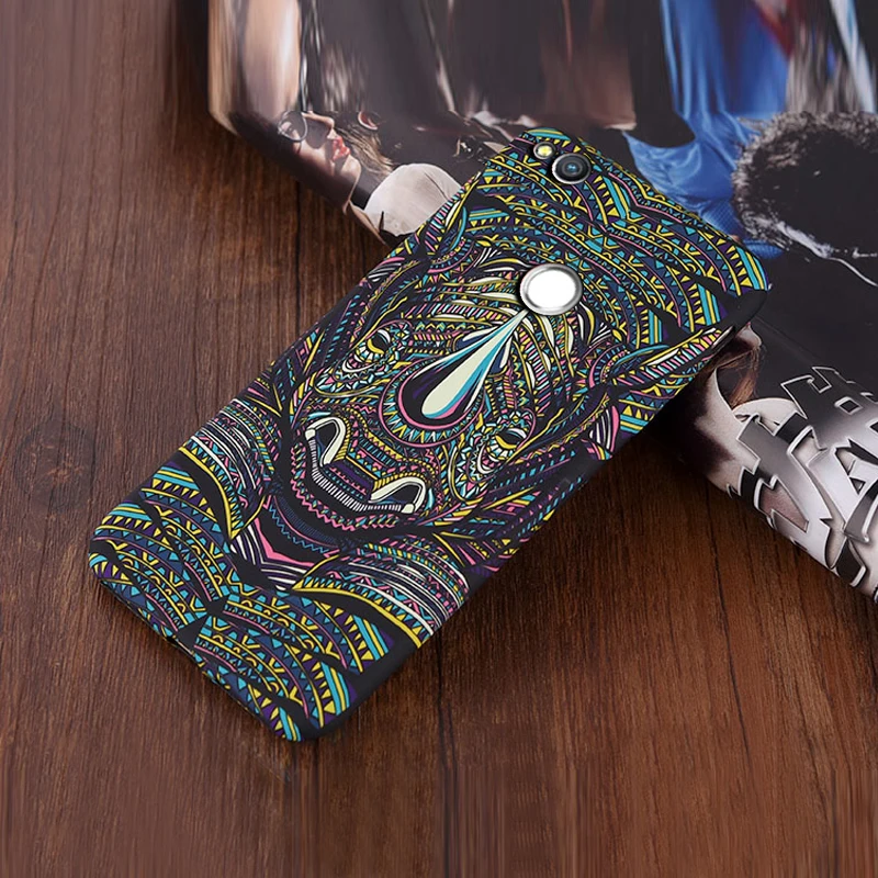 YonLinTan coque чехол для Huawei Honor 8 Lite honor 8lite мобильный телефон Слон Тигр Животное жесткий