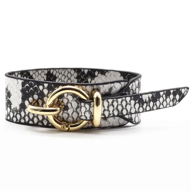Черный, красный мода леопард круглый круг змея кожаные браслеты для женщин Мода девушка браслет женский ювелирные изделия дизайн геометрич