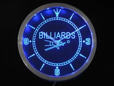 Best Price nc0299 Billiards Pool Room Table Bar Neon Light Signs LED Wall Clock Best Price nc0299 Billiards Pool Room Table Bar Neon Light Signs LED Wall Clock