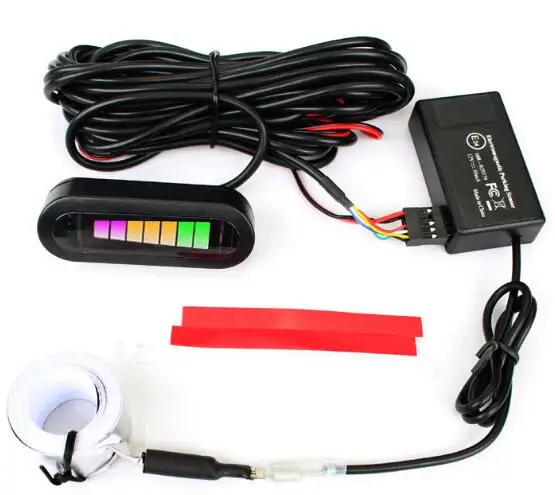

car around view Alarm detection Back-up flat magnetic sensor no drill led Electromagnetic parking sensors security system