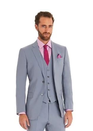 Лидер продаж, мужские костюмы на заказ, дизайн, две пуговицы, костюм жениха, мужские свадебные костюмы, смокинги(пальто+ брюки+ жилет
