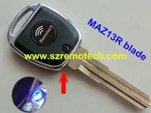 RMLSK 5pcs/lot Free Shipping Transponder Chip Key Fob MAZ13R blade Blank Fit For Mazda 2 3 5 6 CX7 +9 MX5 RX8 Car Key Case