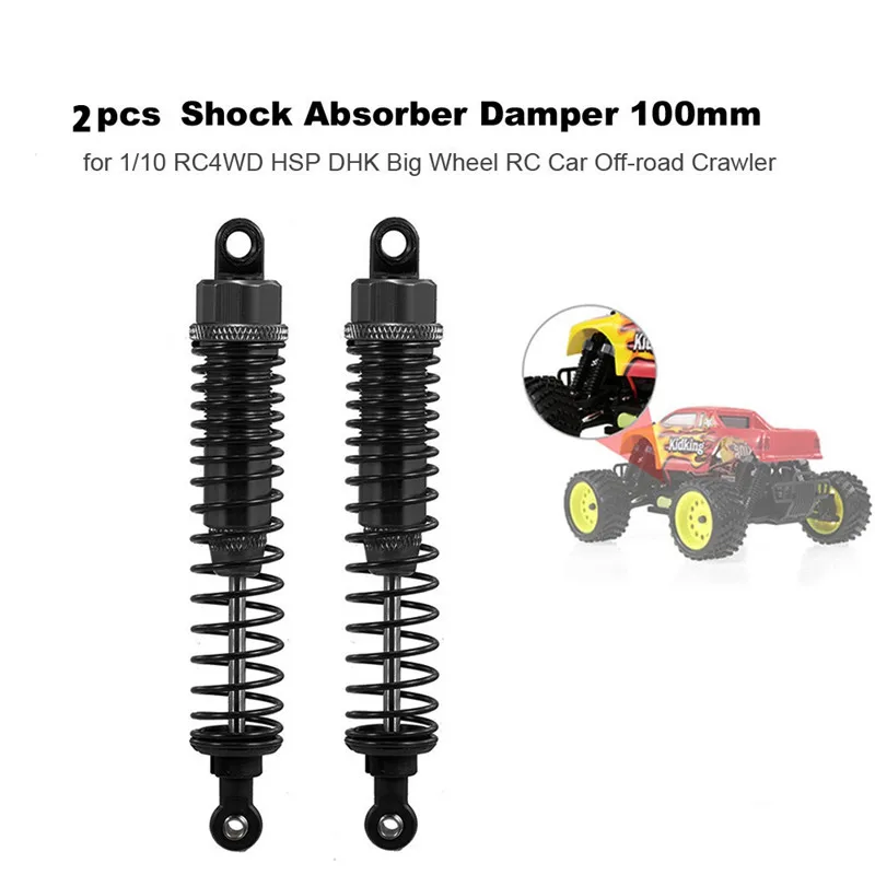 

Newly 2pcs Aluminum Front Rear Shock Absorber for Traxxas Slash 4x4 RC 1:10 Car XSD88