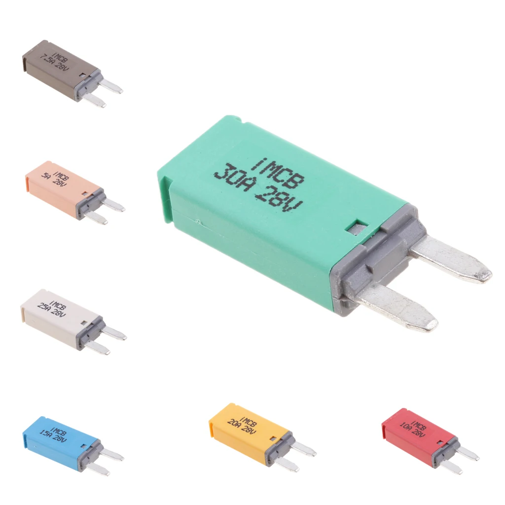 ATM Mini Blade Fuse Color Coded Car Boat Electrical Protection High Quality Plastic Metal
