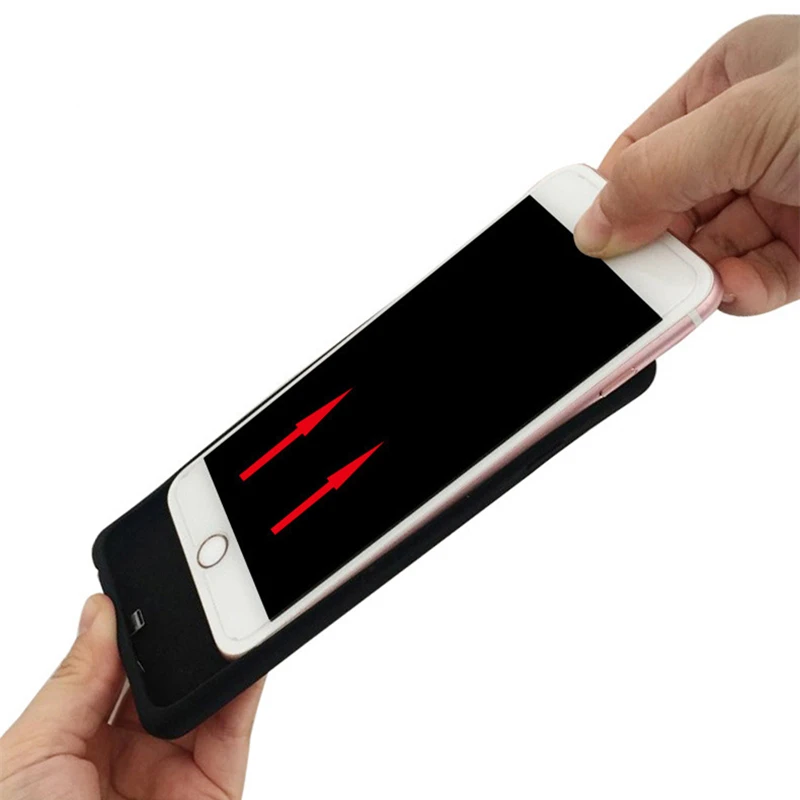 NTSPACE портативный банк питания для iPhone 8 7 6 6 S Plus Магнитная батарея зарядное устройство Чехлы для iPhone 6 6 S 7 8 Внешний Аккумулятор Чехол