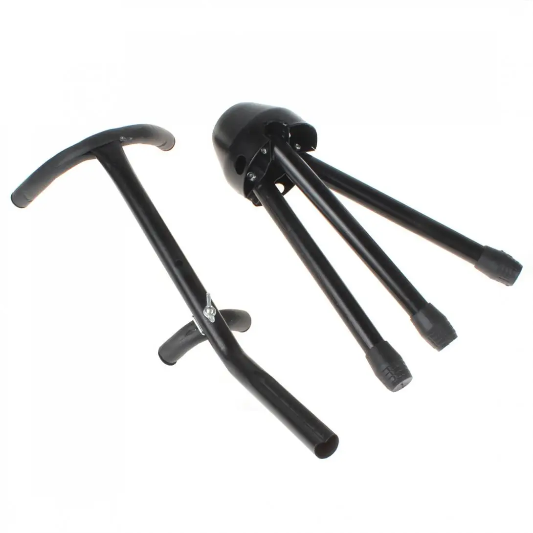 Black Color Lightweight Tubular Construction Folding Saxophone Stand Alto Sax Rack