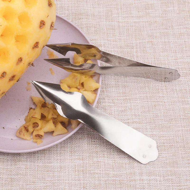 

1PCS Stainless Steel Creative Pineapple Peeler Easy Pineapple Knife Cutter Corer Slicer Clip Fruit Salad Tools