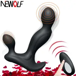 USB Перезаряжаемые массажер силикона простаты для Для мужчин гей анальный Секс-игрушки Водонепроницаемый Анальный вибратор мужской G пятно