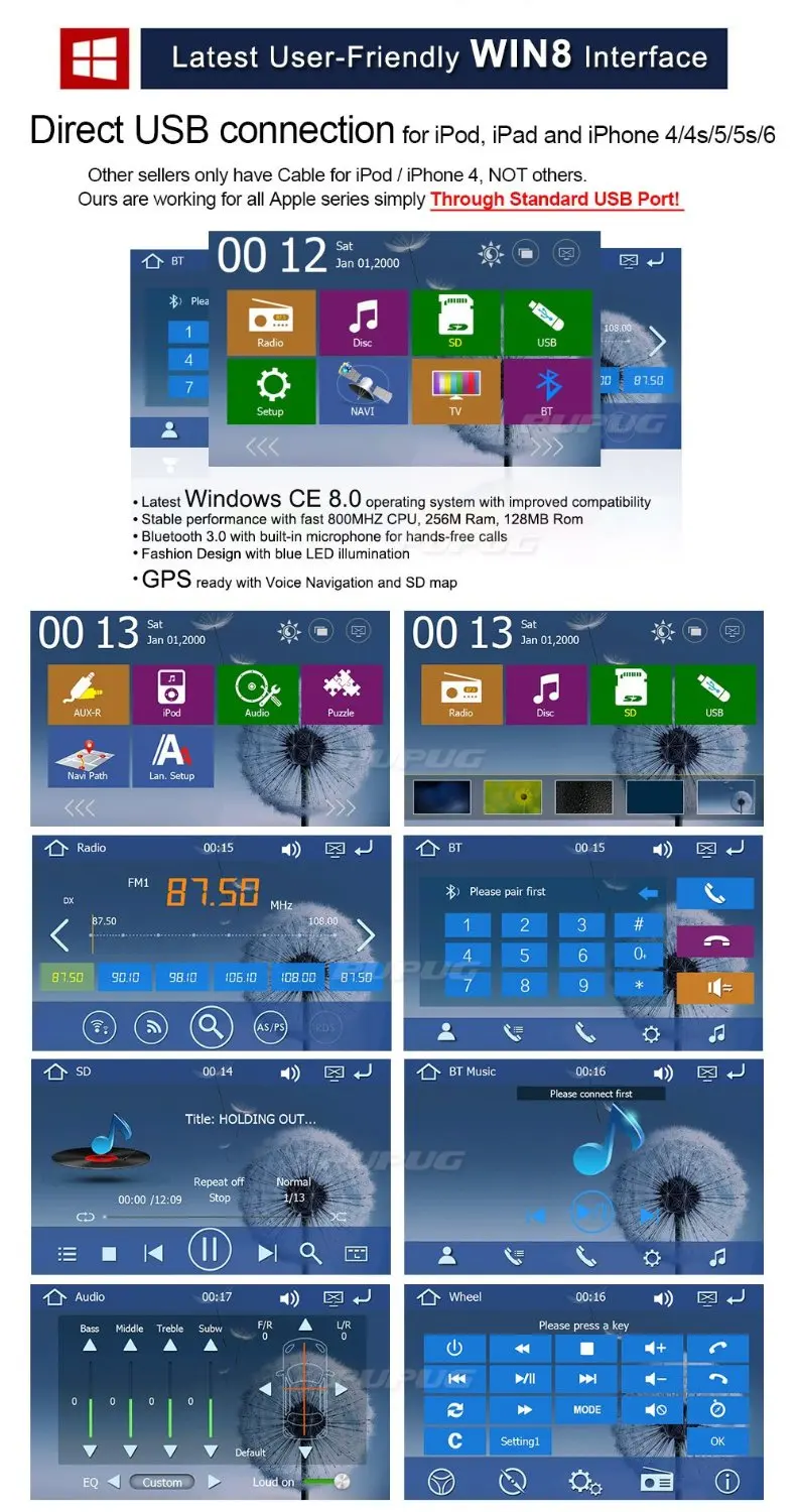 Sale System Sub MP4 3D Touchscreen Logo Universal Car DVD Player MP3 Radio Stereo GPS Map Autoradio Music Steering Wheel 5 Sale System Sub MP4 3D Touchscreen Logo Universal Car DVD Player MP3 Radio Stereo GPS Map Autoradio Music Steering Wheel 5
