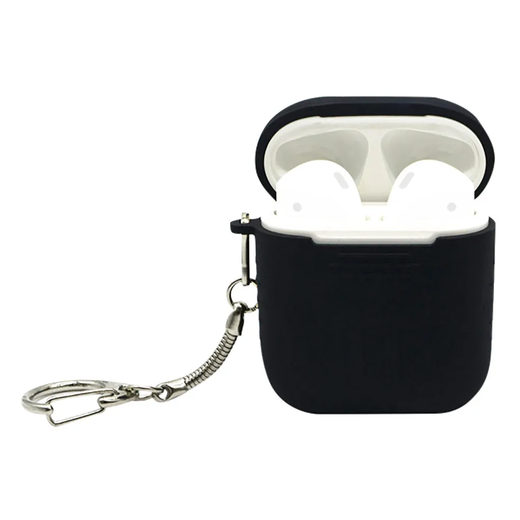 Silicone Anti-lost Protective Cover Skin Case for Apple AirPods with Ear Hook Protection For Apple Air Pods Without Earphones +