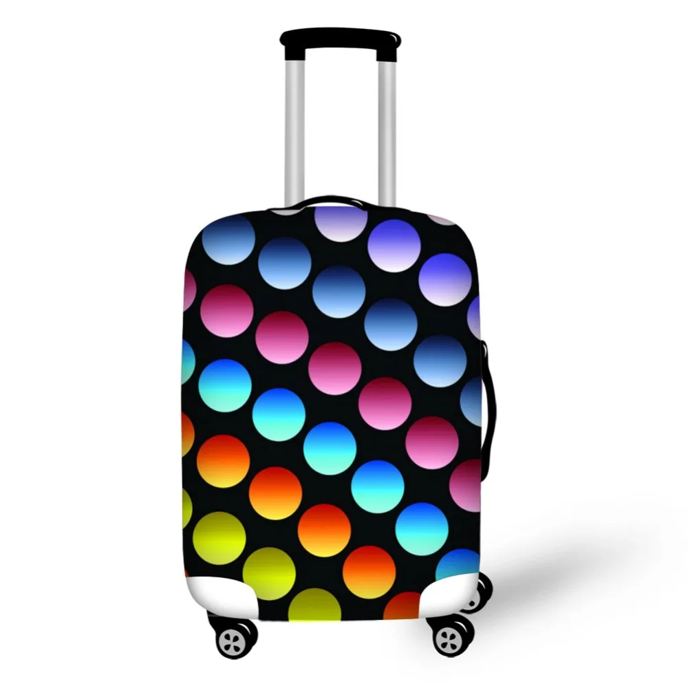 Fashion Dot Design Travel Accessories Suitcase Protective Covers 18-32 Inch Elastic Luggage Dust Cover Case Stretchable Fashion Dot Design Travel Accessories Suitcase Protective Covers 18-32 Inch Elastic Luggage Dust Cover Case Stretchable