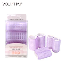 YOUSHA 6 шт. бигуди Волшебные бигуди Мягкие пластиковые бигуди DIY ролики самоудерживающаяся завивка прическа большие упругие кудри