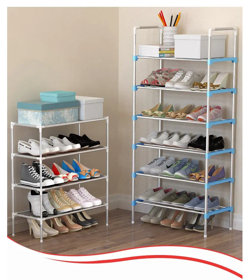 Современный минималистский обувь Организатор мебель для дома обувь сборка шкафа шкаф для обуви Складная творческий многоцелевой полка