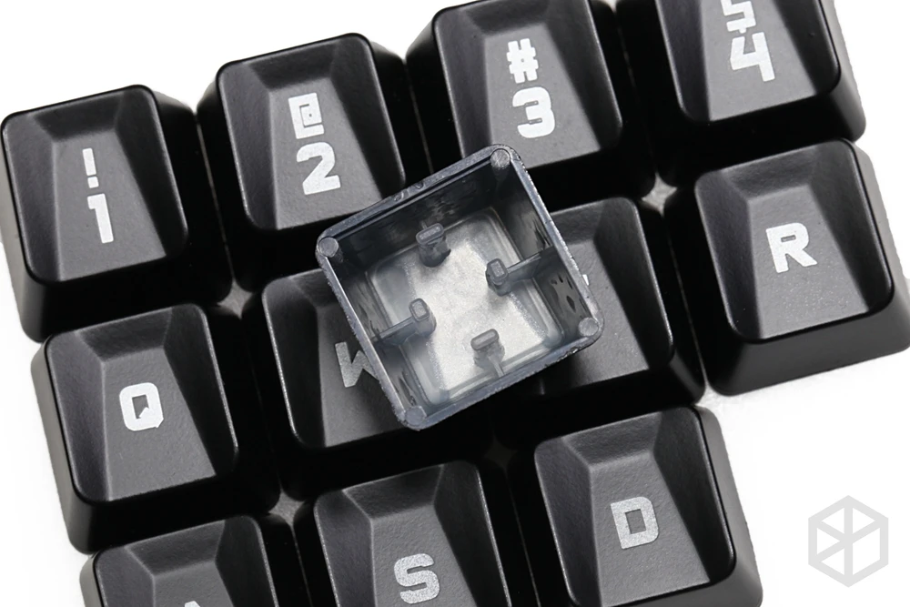 Abs набор игровых ключей для romer g OEM профиль shine-through12 Keycap 12345 qwer wasd для logitech g pro g310 512 613 810 910 840