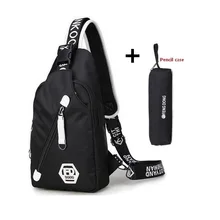 Мужская нагрудная сумка-мессенджер в стиле унисекс, маленькая сумка на одно плечо, Женская Мини водонепроницаемая нагрудная Сумка-слинг, мужская сумка-рюкзак для путешествий