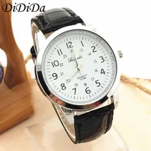 1PCS Mens Watch Elegant Analog Luxury Sports Leather Strap Quartz Wristwatches Free Shipping wholesale relogio masculino J9