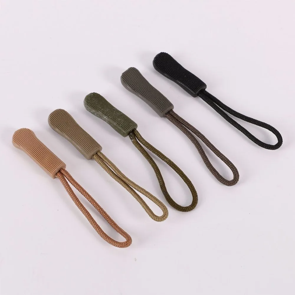 2017 Random color 5pcs Sports Clothing Long Chain Anti skid Zipper Head