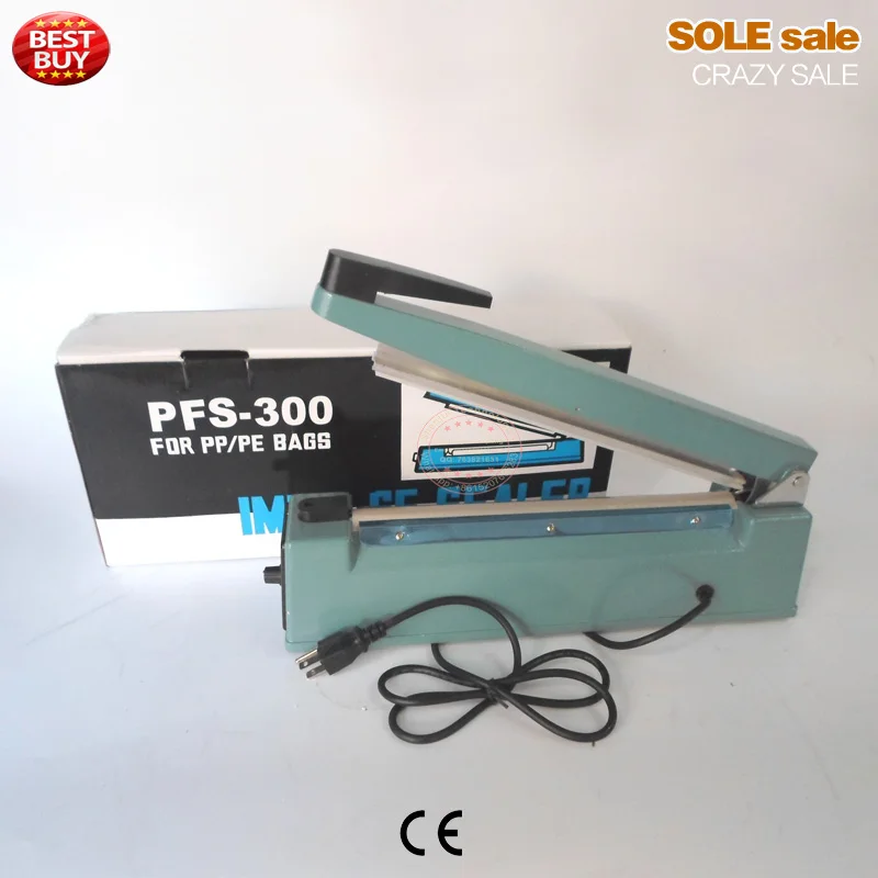 110V Hand held bag sealing machine, aluminum foil package sealer, SF300