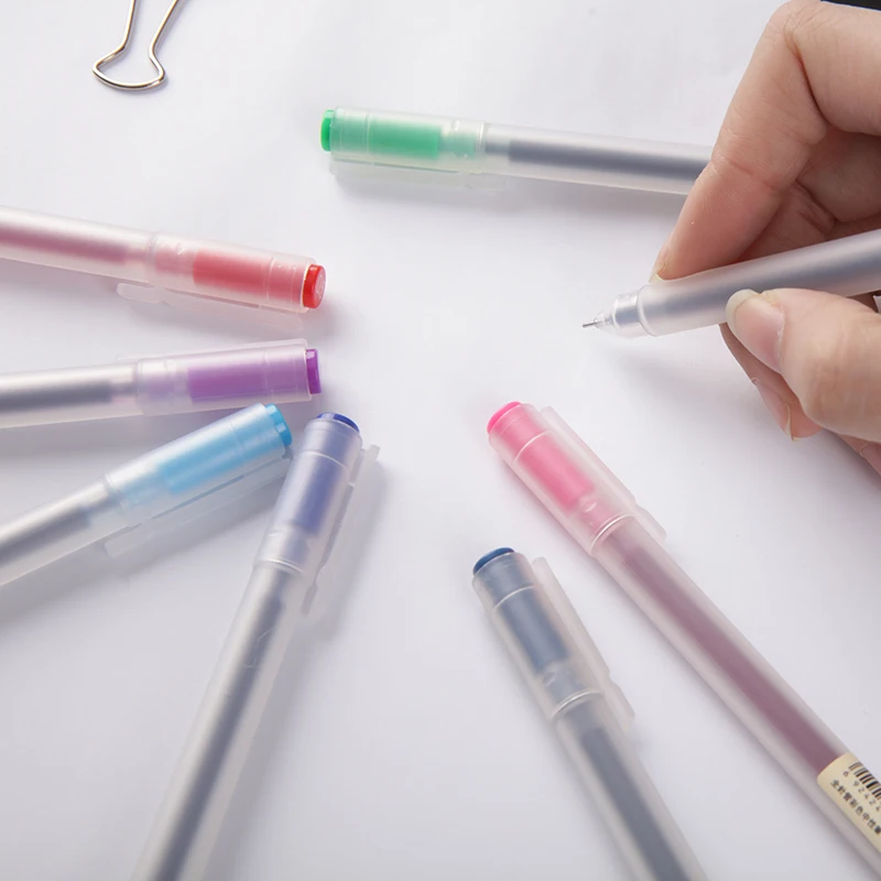 Chosch Cs8610 8colors Rollerball Gel Pen Set 8count,beautiful Colors Gel Ink Pen Pack For