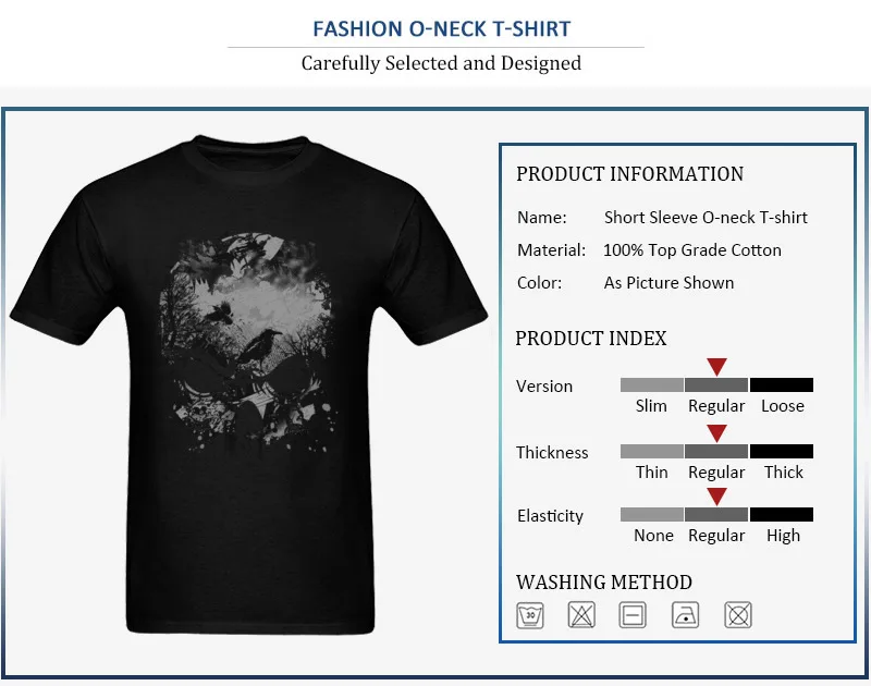 Cotton Fabric Mens Short Sleeve T Shirts Casual Tops T Shirt Prevailing Crazy Round Neck Sweatshirts Gift Top Quality