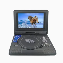 7,8 дюймов Портативный DVD EVD VCD SVCD CD-плеер с игры и радио Функция ТВ AV Поддержка SD MS MMC