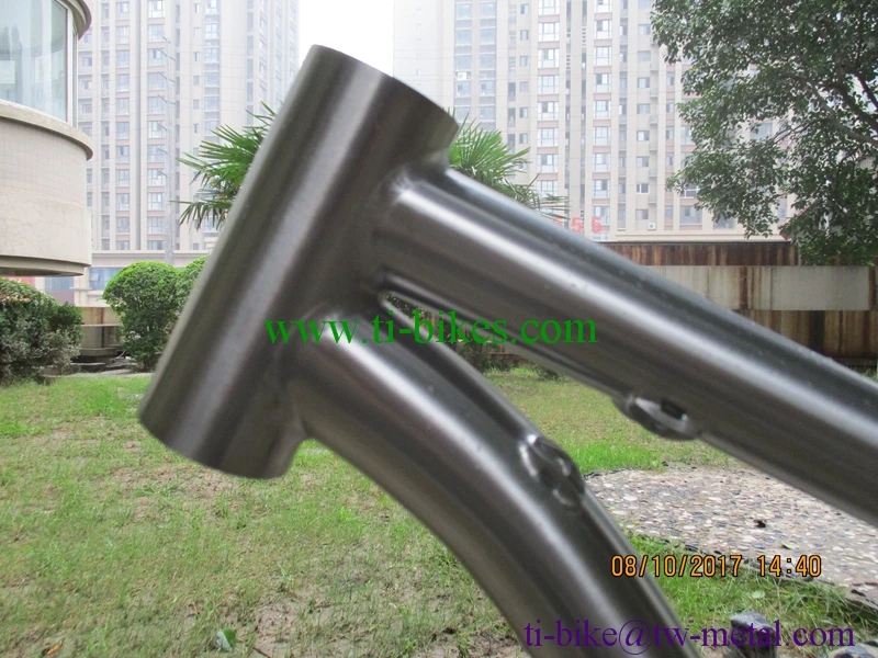Perfect hot sale titanium MTB bike frame with 142x12 dropouts, custom titanium bicycle frame, cheap titanium bike frame with brushed 1