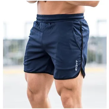 

New Gyms Sporting Shorts men bermuda Men's Short homme 4 Models Casual brand clothing Letter Elastic Waist Gyms Shorts