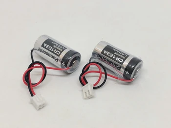 

12pcs/lot New Panasonic CR123A CR 123A 3V 1400mAh Lithium Battery Non-rechargeable Batteries with Plug