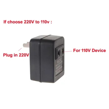 

SC-21C AC 50W 60Hz Max Power AC 220V Change to 110v Single Change Voltage Transformer Power Converter Adapter US Plug