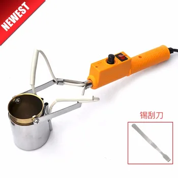 

250W melting oven 450C Electric Portable Solder Furnace For Casting Heads Lead Tin Indium industrial oven