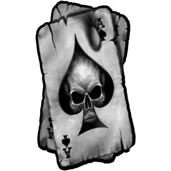 

Laminated Car Sticker Skull Spades A Skull Sticker Car Decal Car Or Truck Window Laptop Decal Sticker