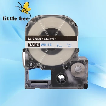

Free shipping tape SS9BW for KINGJIM/EPSON labelworks compatible for LW-300 LW-400 labelling maker label tapes