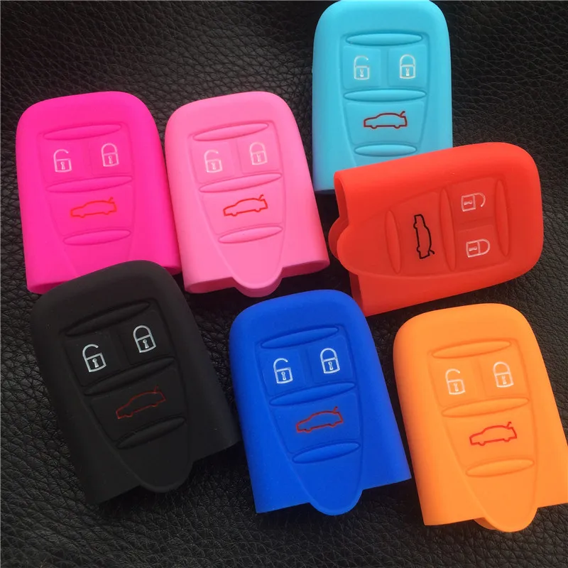 3 Button Silicone rubber Key Case Cover set For Alfa Romeo 159 Brera 156 Q4 GT 946 Spider Shell Skin cover case | Автомобили и