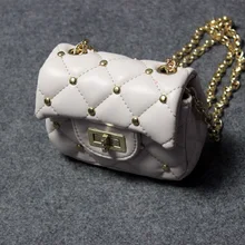 Кошелек из искусственной кожи с заклепками для принцесс, Детский кошелек для монет, Женский мини-кошелек, маленький чехол для телефона, сумка для денег, carteira bolsa feminina, для девочек