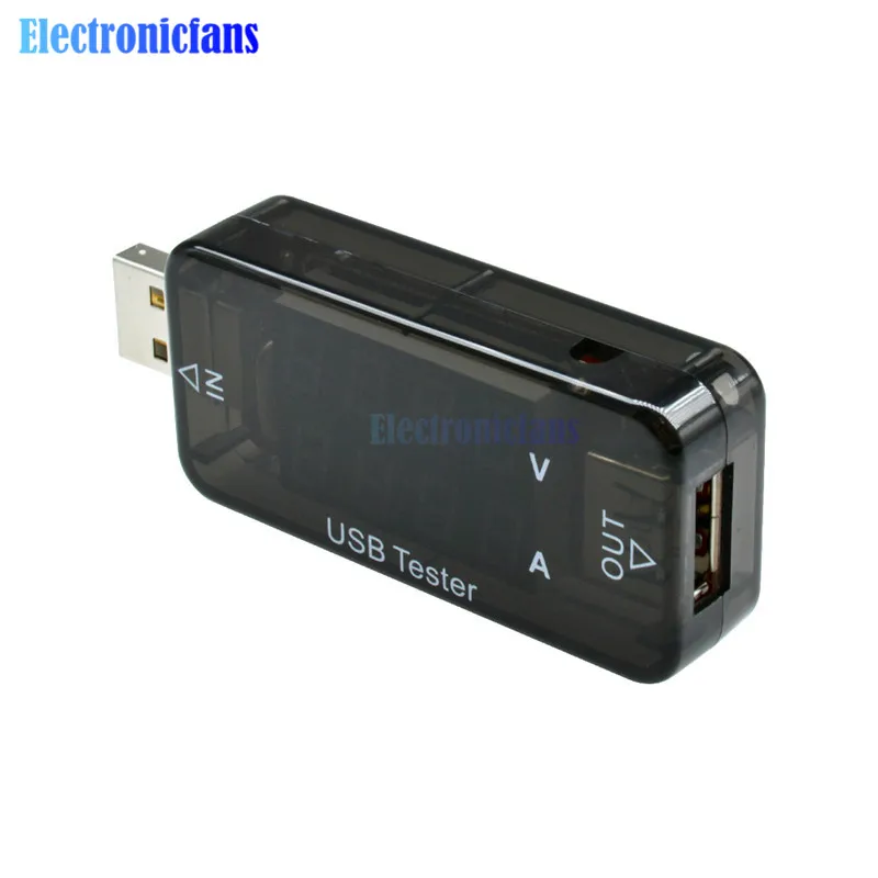 3 4 битный красный + синий двойной USB ток напряжение зарядный детектор мобильного