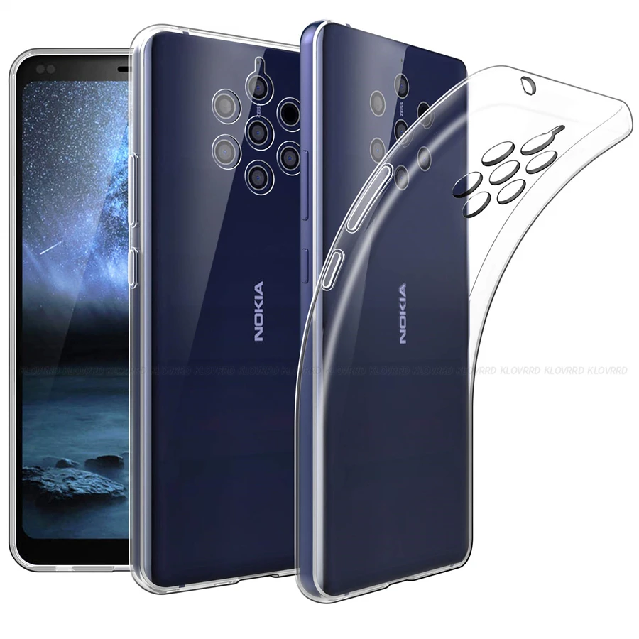 

CASE For Nokia 9 PureView 8.1 6.1 Plus Silicon TPU Case For Nokia 8 Sirocco 7 plus Protect Protection Protector Soft Clear