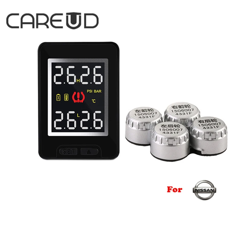 CAREUD TPMS U912 Tire Pressure 4 Stadard External Sensor Wireless Smart