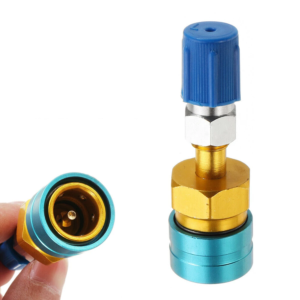 

Adapter Quick Fitting Coupler R1234YF Low Side Coupler To R134a Coupler Adapters Car Air-conditioning Fitting Car Accessory
