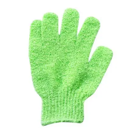 ONEONEY 1pc Clean Shower Glove Sponge Foam Shower Scrub Gloves Body Clear Peeling Exfoliating Skin SPA Bath Baby Wash Tools - Цвет: green