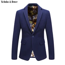 N& B мужской пиджак, шерстяной Блейзер, мужские куртки для свадеб, приталенный деловой формальный пиджак, зимний костюм, пальто SR9