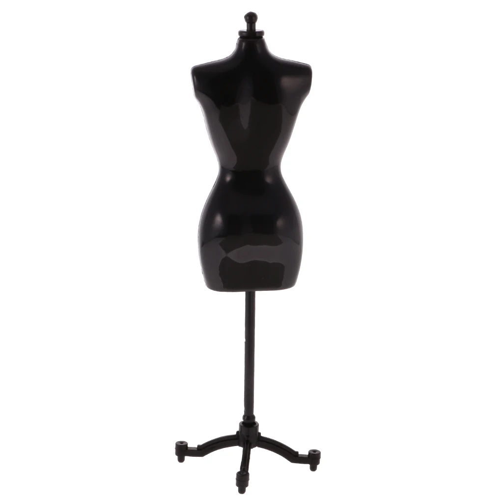2 Pieces Display Holder Dress Clothes Mannequin Model Stand pretend play Furniture Toys  fits for 12inch dolls to display.