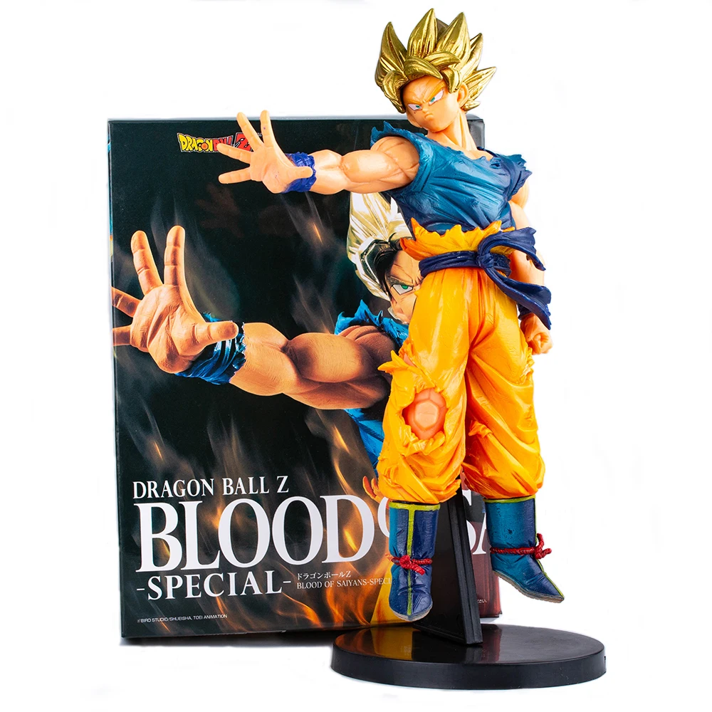 

Goku Dragon Ball Z BOS Speical Action Figure SSJ Blood of Super Saiyans Son Goku Anime Figures DBZ Collectible Model Toys 20cm