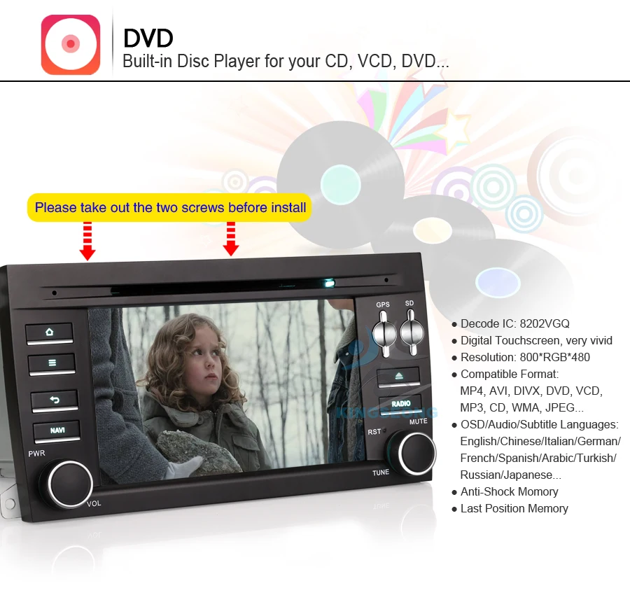 Best Android 8.0 Autoradio DAB+ Car DVD player USB WiFi 3G DTV-IN Bluetooth RDS USB BT CD Player GPS Sat Nav for Porsche Cayenne 19