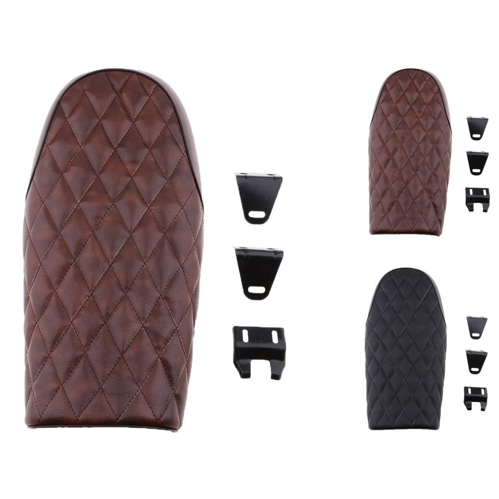 Плоское седло в стиле Brat Tracker Cafe Racer Seat для Honda CG125 прочное высокое качество и