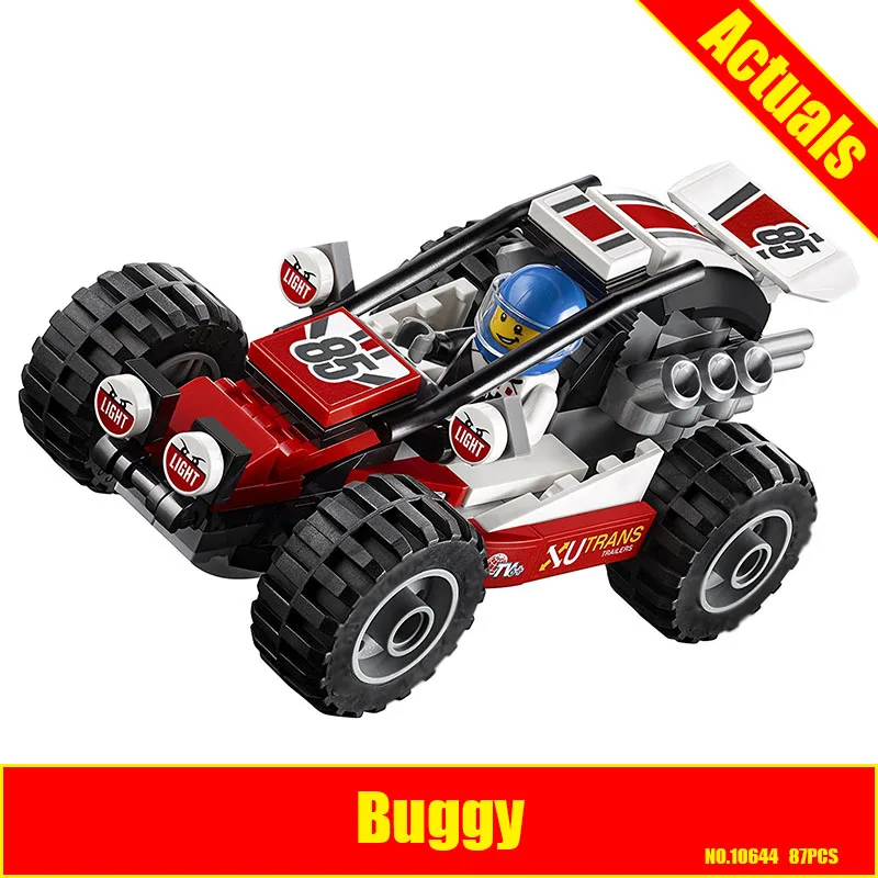 

Bela 10644 87Pcs City Figures Racing Car Sand Buggy Model Building Kits Blocks Bricks Toy Vehicles For Children Compatible 60145