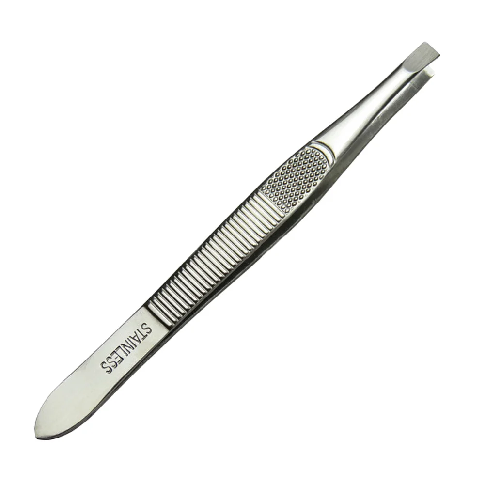 1Pcs Women Eyebrow Face Nose Hair Clip Tweezer Remover Stainless Steel
